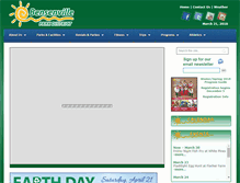 Tablet Screenshot of bensenvilleparkdistrict.org